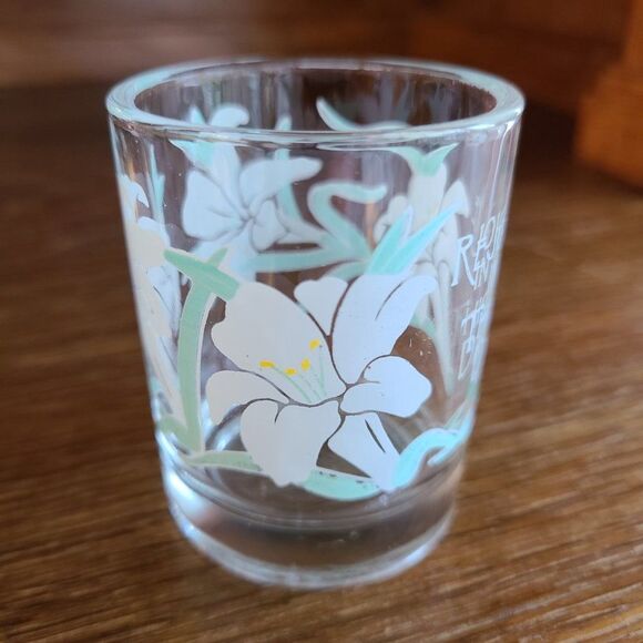 Rejoice In This Day Candle Votive Holder For Easter Christening Confirmation - Picture 3 of 10